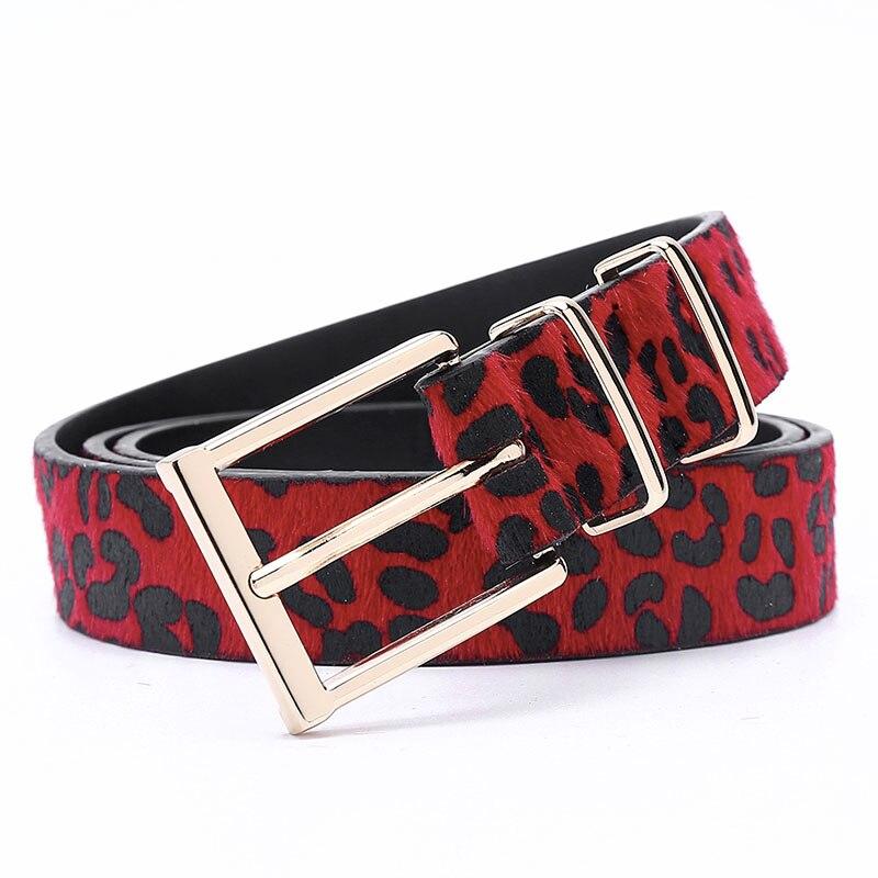 Ceinture Vintage élastique Des Années 80 Avec Boucle Motif Tigre Léopard, Taille S