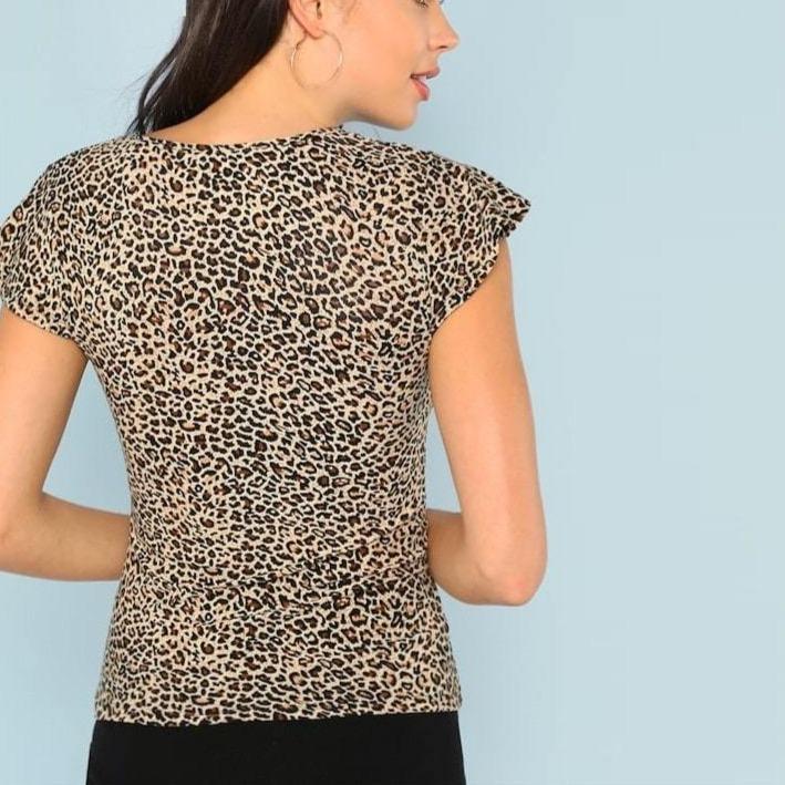 Robe Imprimé Léopard Miss Selfridge - Coupe A-Line - Taille 8 - Occasion Très Bon état