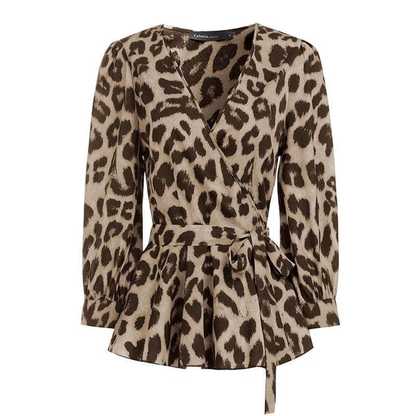 express leopard blouse