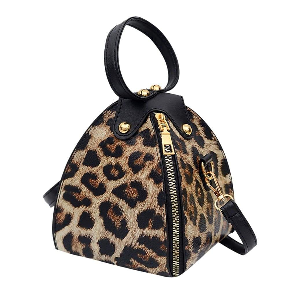 Pochette En Véritable Galuchat Léopard - Cuir, 23.5x13.8cm - Neuf Sans étiquette